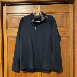 UNRL Mens Navy Quarter Zip